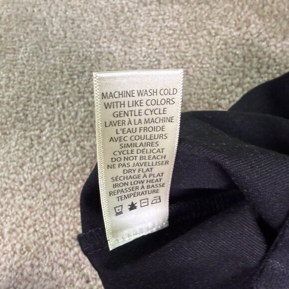 Max Studio Women's Black Leggins Size S Mid Rise Ankle Check Windowpane F077 - Picture 4 of 12